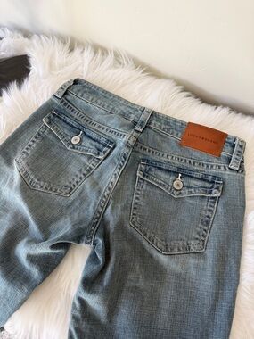 Lucky Brand Women's Washed Blue boot cut low rise jeans